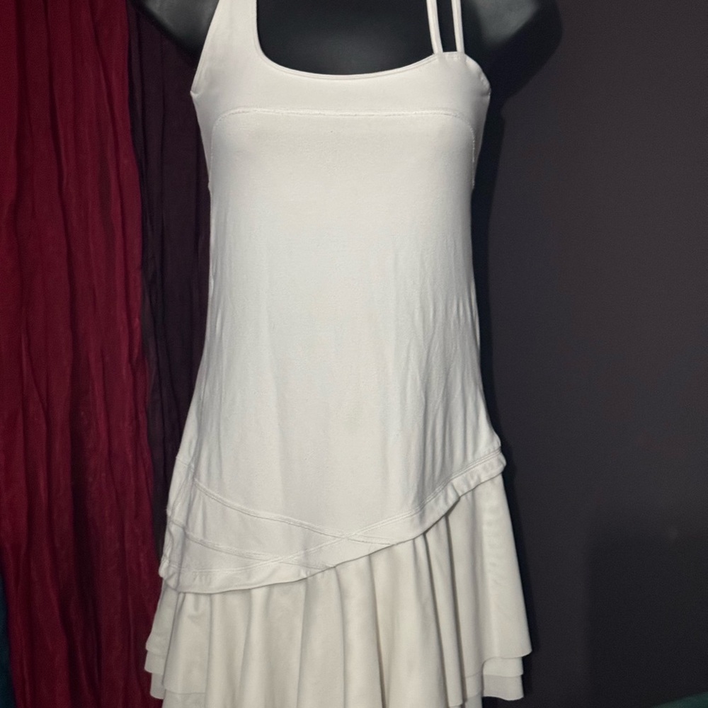 Lululemon White Court Crush Everlux Tennis Dress